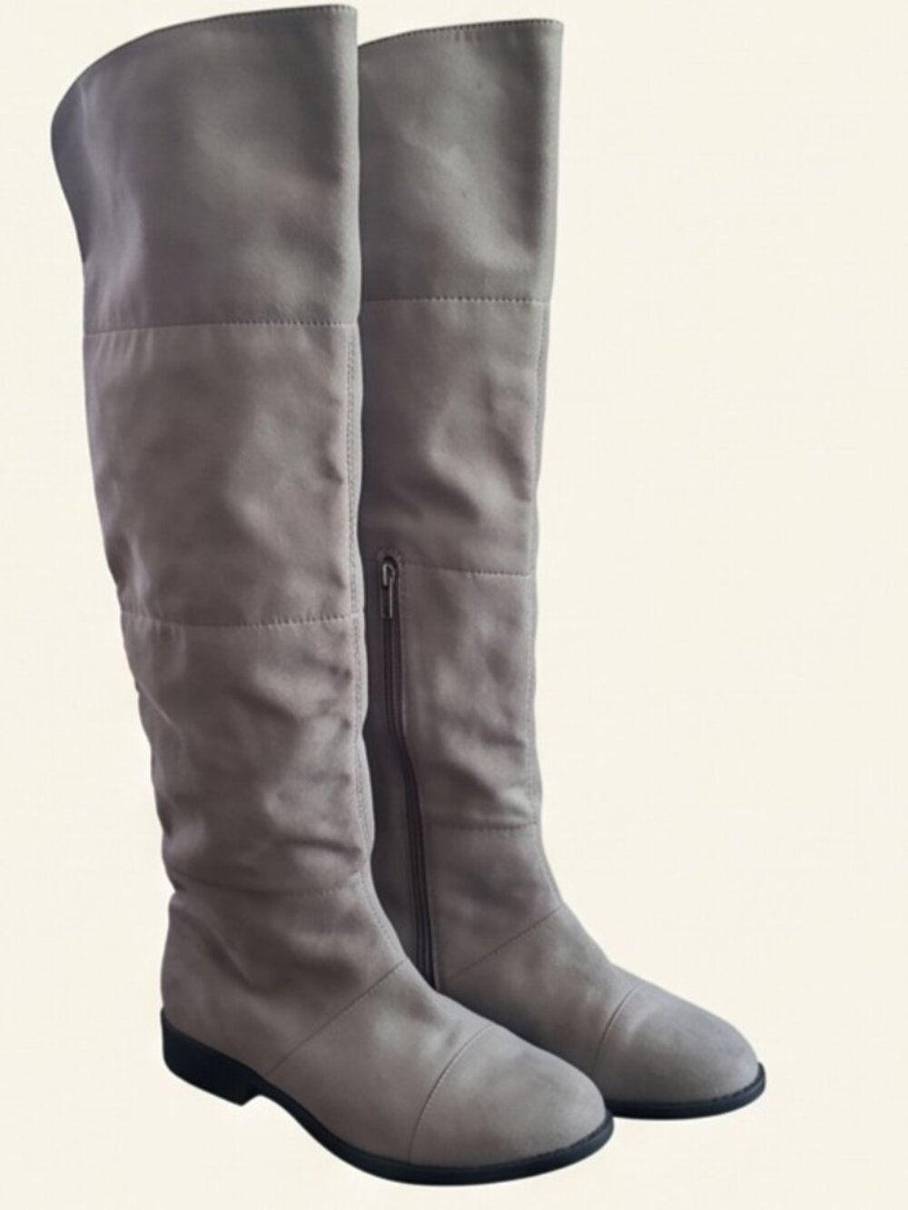 American Eagle over the kneee faux-suede boots/ in size 8